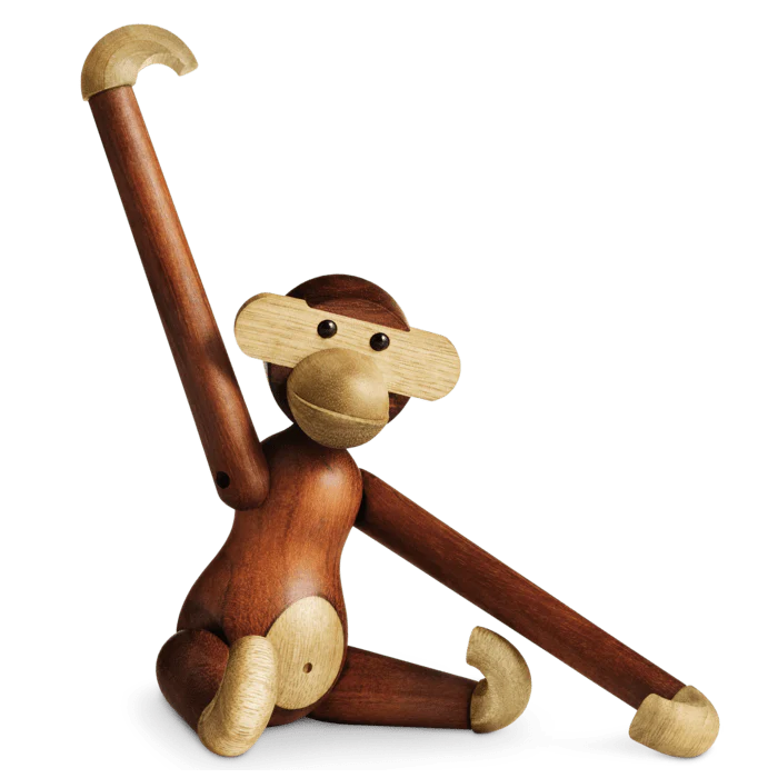 Sm Monkey Kay Bojesen Teak/Limba Wood by Rosendahl