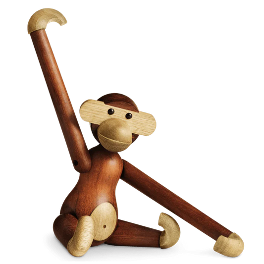 Sm Monkey Kay Bojesen Teak/Limba Wood by Rosendahl