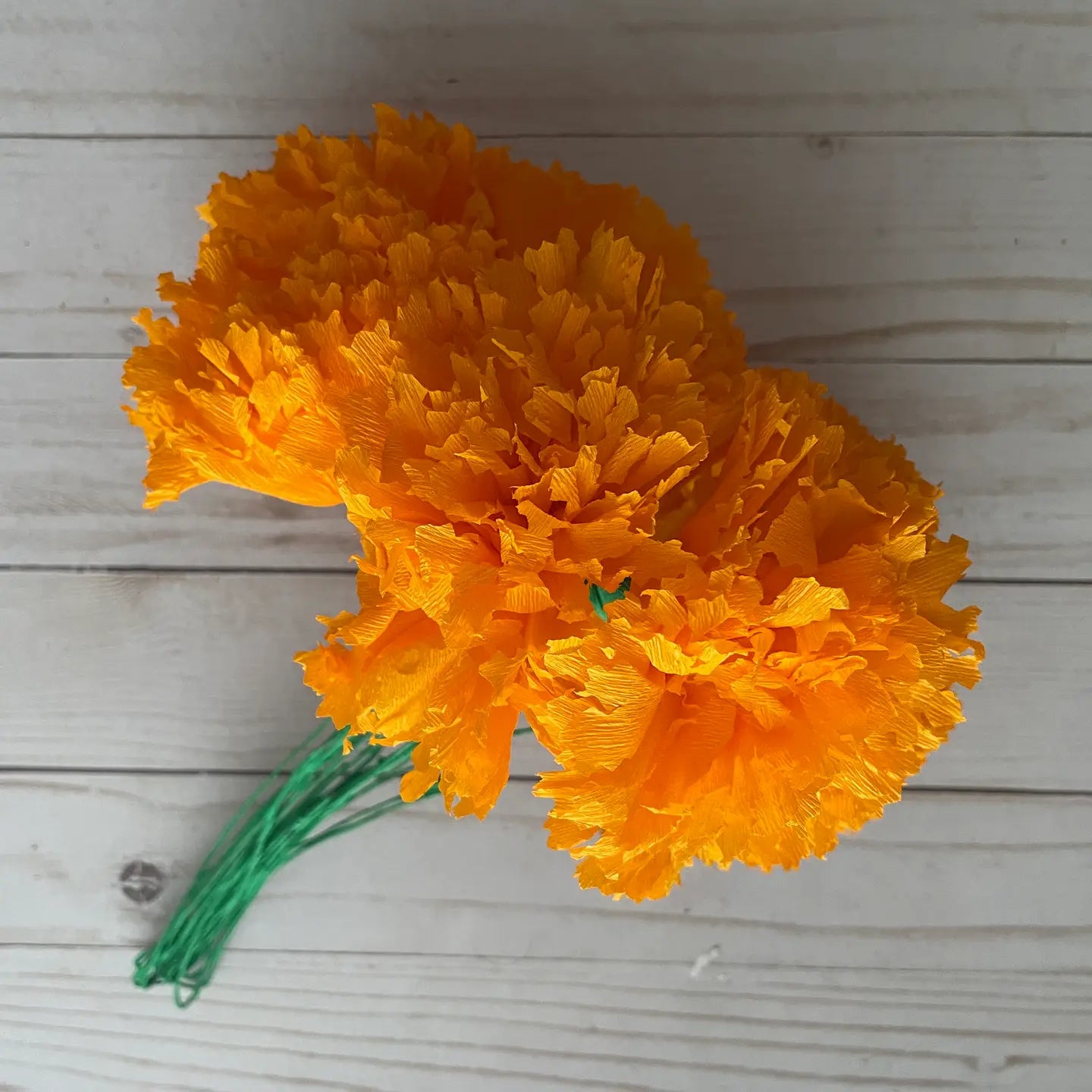 Marigold Paper Flowers Day of the Dead