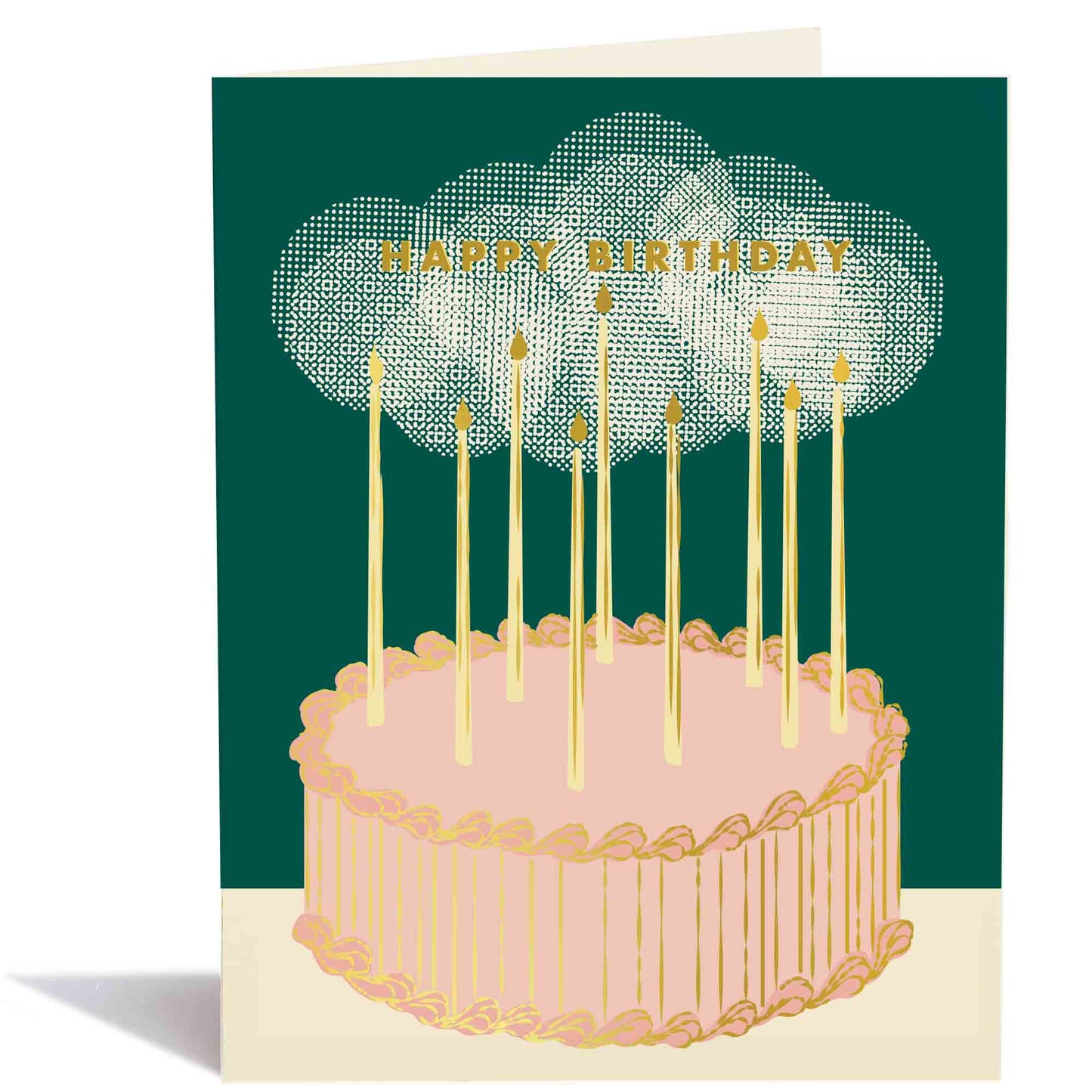 Birthday Glowy Cake Card