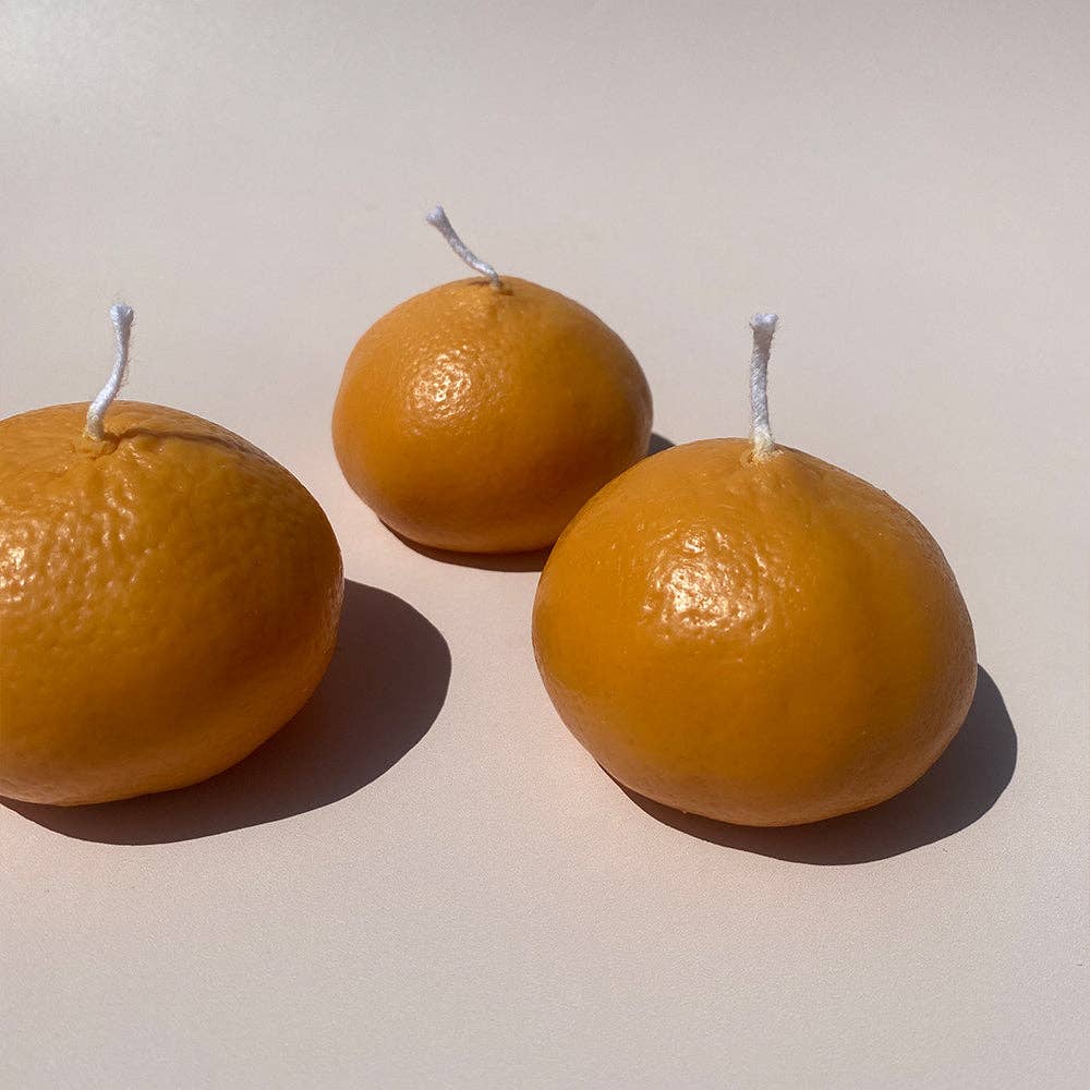 Mandarin Candle: Orange / Blood Orange / Single Mandarin