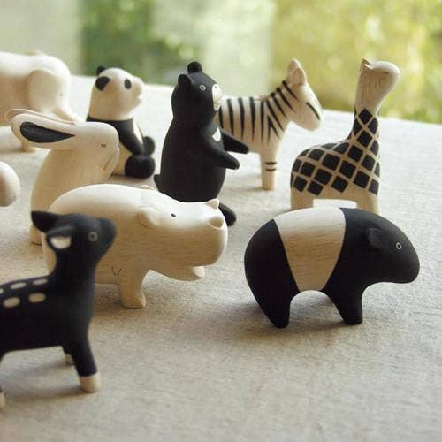 Shiba Dog Family Set T-lab polepole animal Set