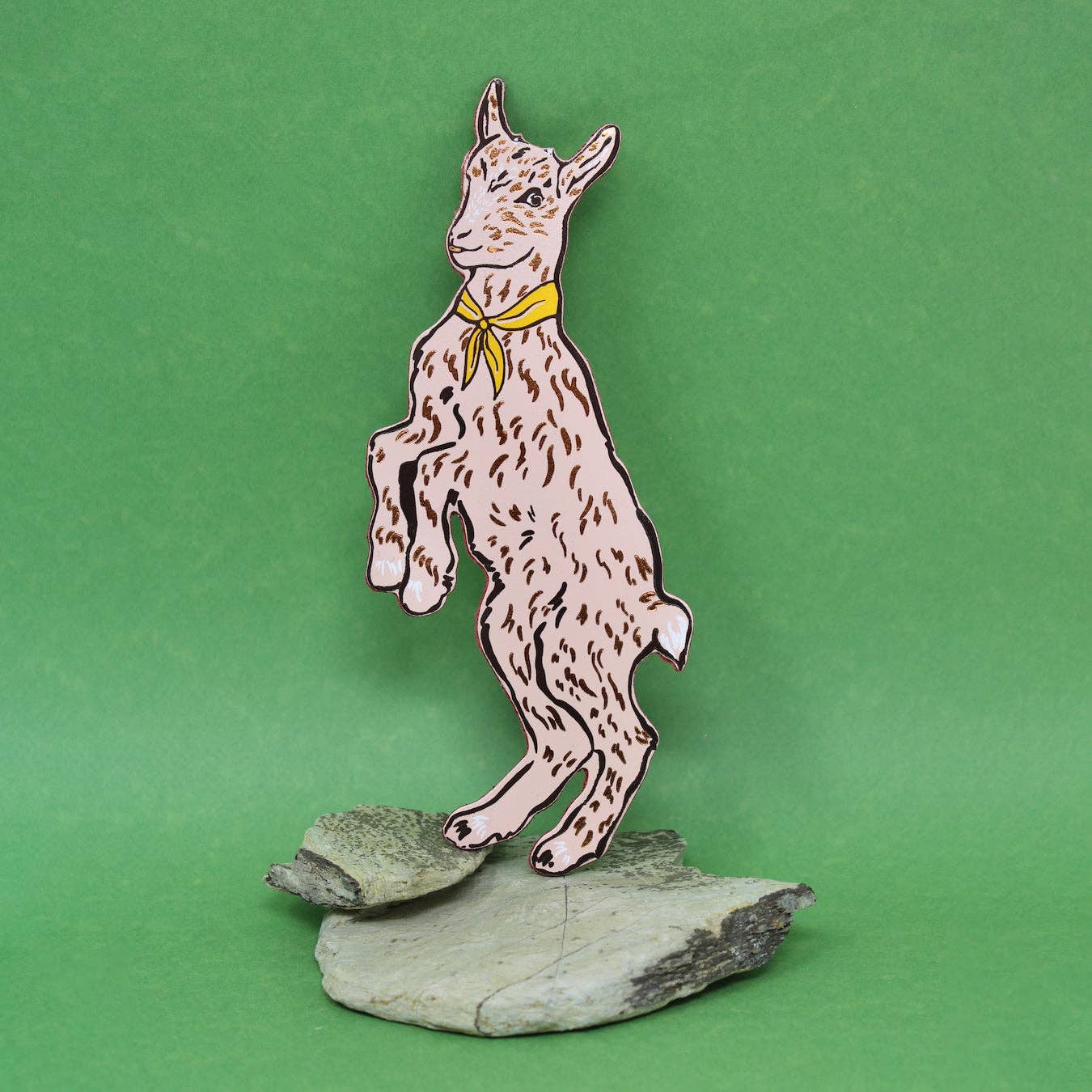 GOAT Bookmark: Dusty Pink