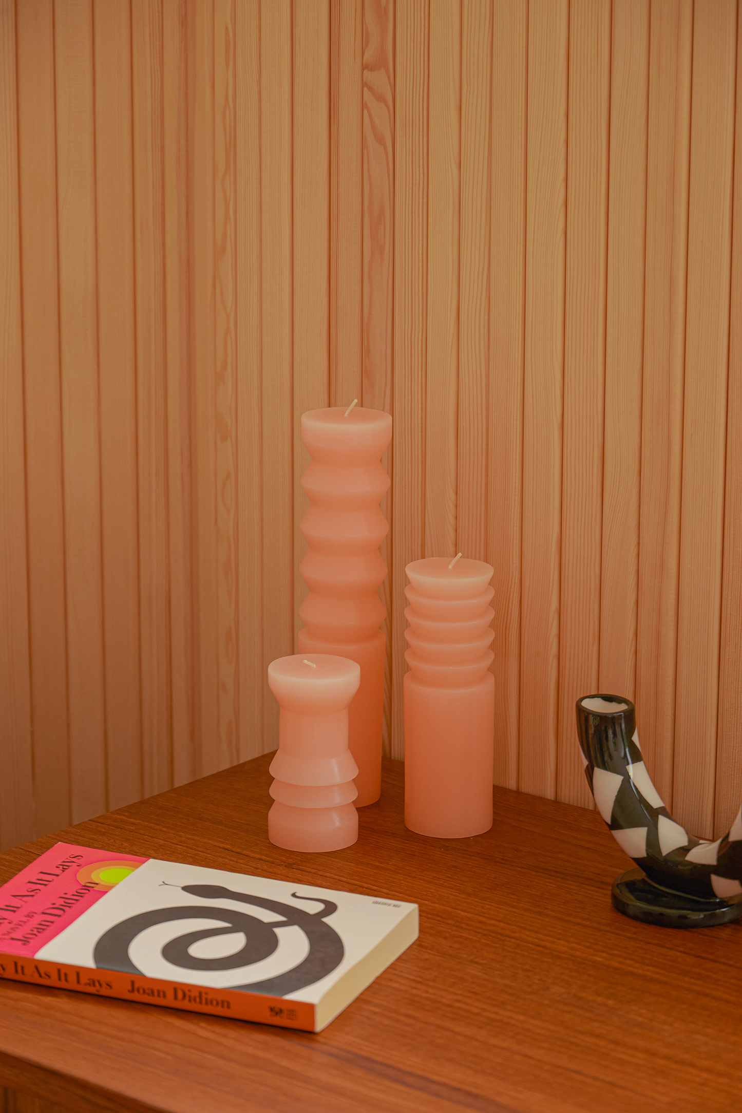 Totem Candle (large blush)