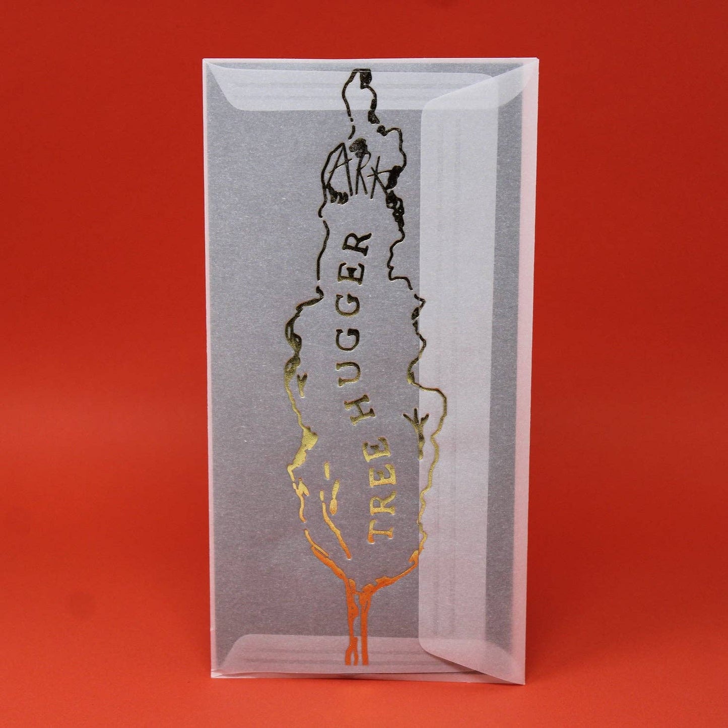 Tree hugger Magnet: Yellow