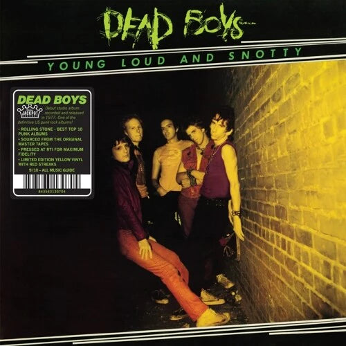 LP Dead Boys Young, Loud and Snotty (Black Vinyl)