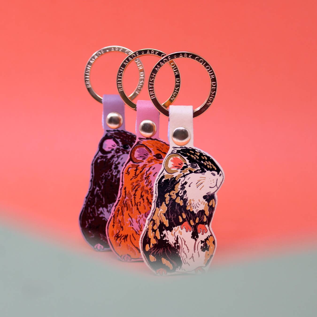 Guinea Pig Keyring: Nude