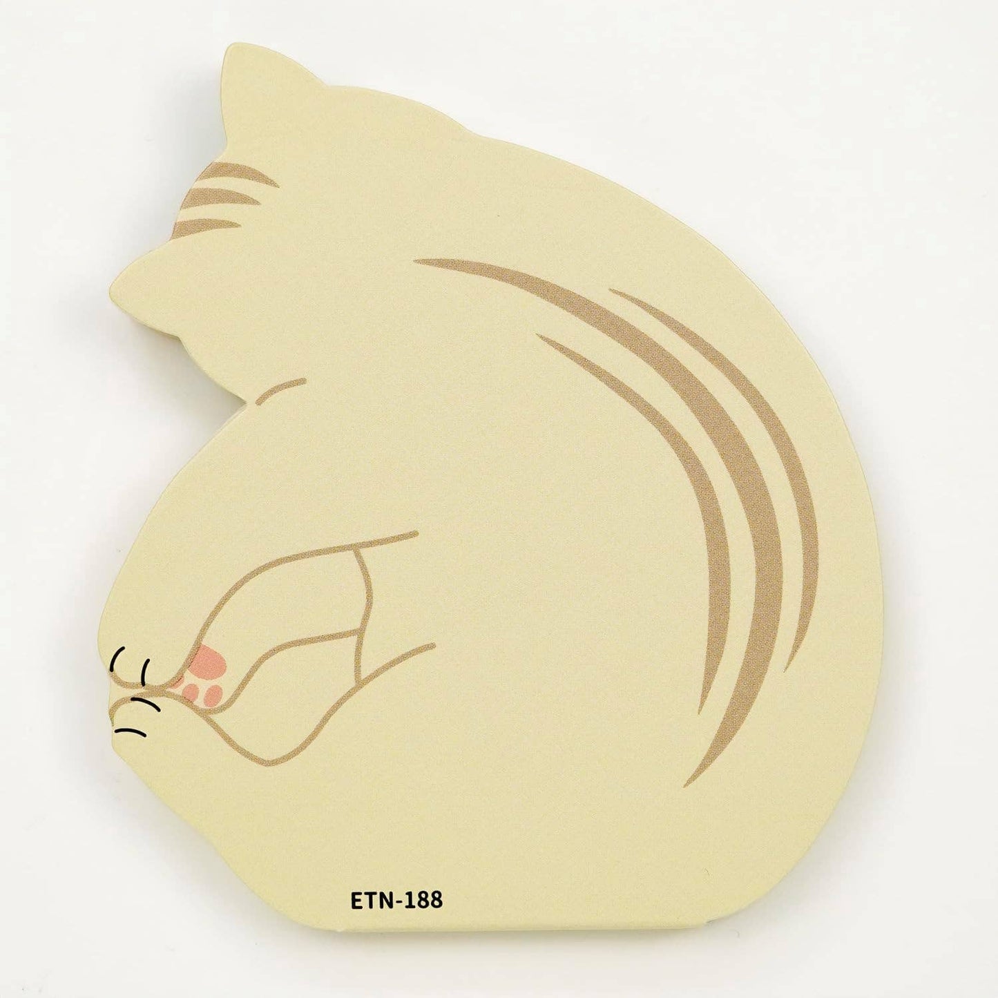Greeting Life Animal Die-Cut Memo Sleeping Cat ETN-188: 6 pcs