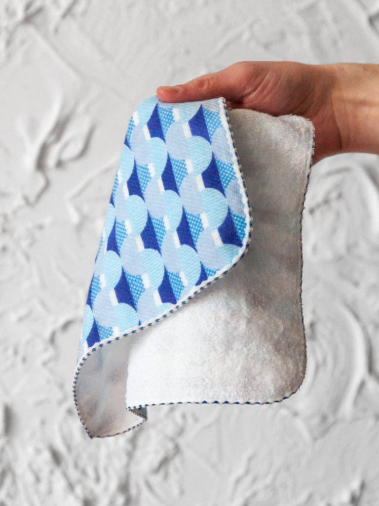Haikara Little Handkerchief - Fuji, Blue
