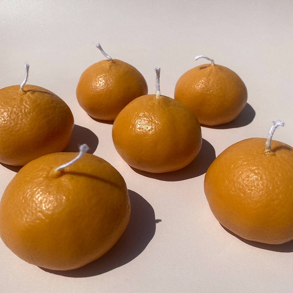 Mandarin Candle: Orange / Blood Orange / Single Mandarin