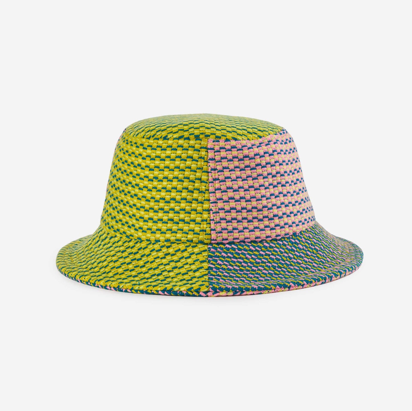 Dashes Knit Bucket Hat: Poppy Cobalt