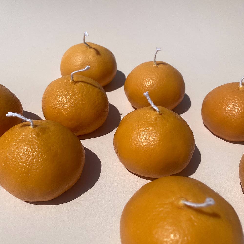 Mandarin Candle: Orange / Blood Orange / Single Mandarin