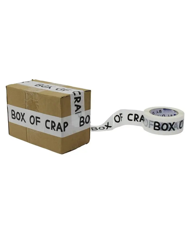 Packing Tape Box of Crap x David Shrigley