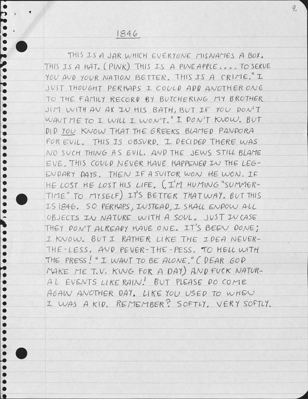 Love, Joe : The Selected Letters of Joe Brainard