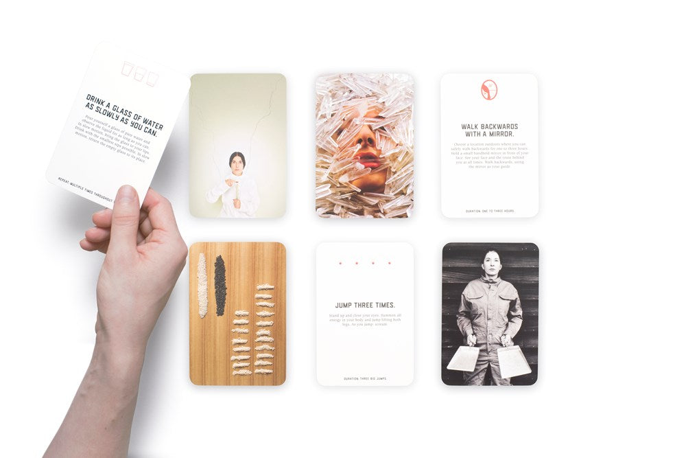 Marina Abramovic Method: Instruction Cards to Reboot Your Life