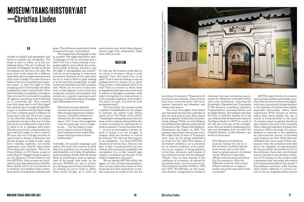 Trans Hirstory in 99 Objects 