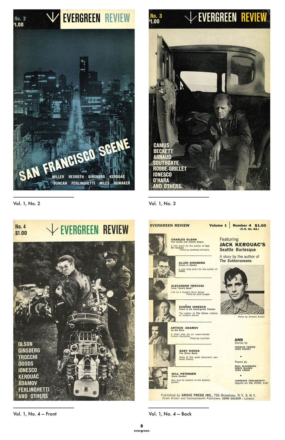 Evergreen Review: Dispatches from the Literary Underground Pat Thomas