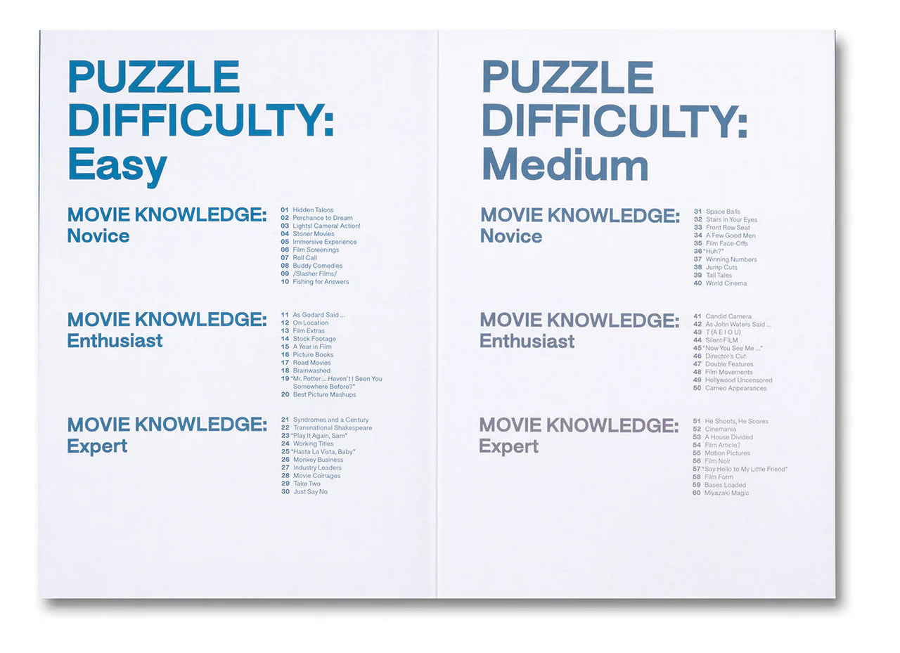 99 Movie Crosswords A24