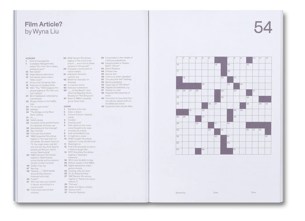 99 Movie Crosswords A24