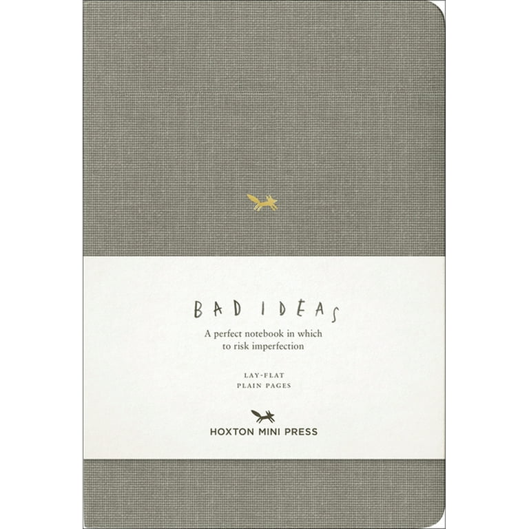 A Notebook for Bad Ideas: Grey/Unlined
