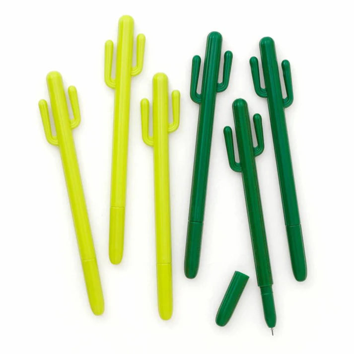 Cactus Ballpoint Pen: Lt Green or Dark Green