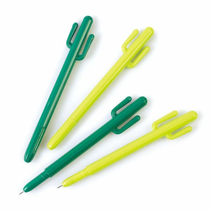 Cactus Ballpoint Pen: Lt Green or Dark Green