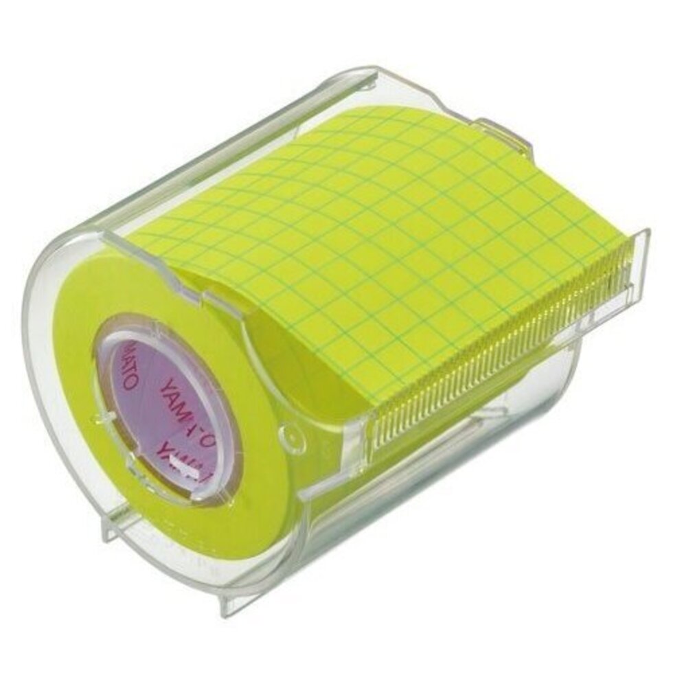 Memoc roll - grid or ruled w/ dispenser
