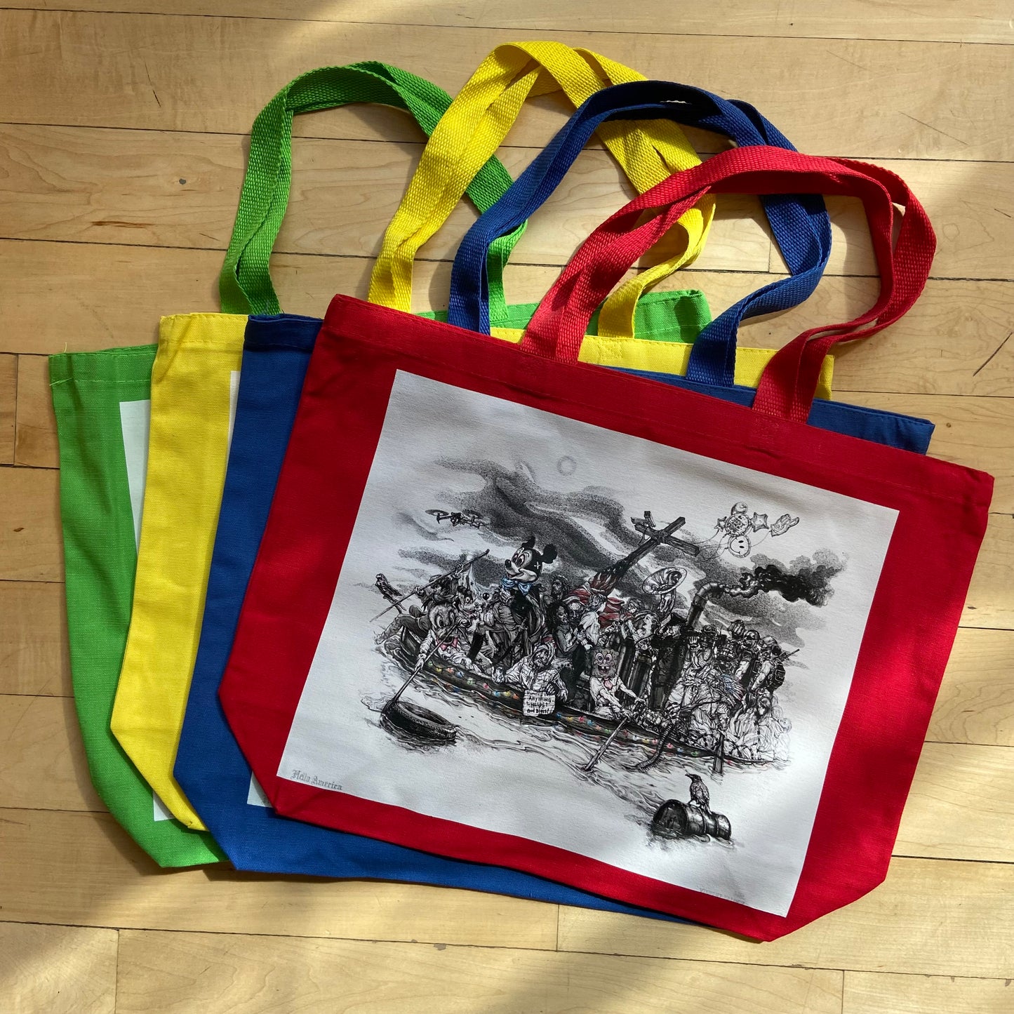 Tote Hello America Vincent Valdez