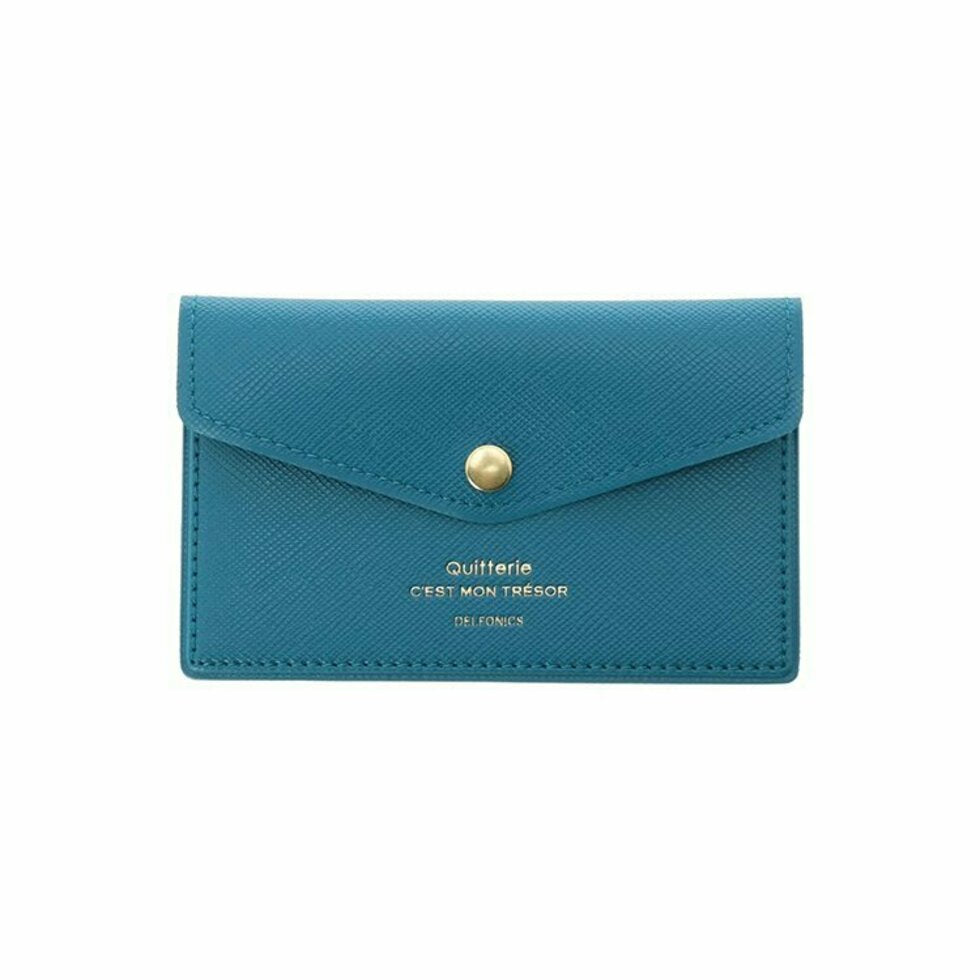 Quitterie card case with snap