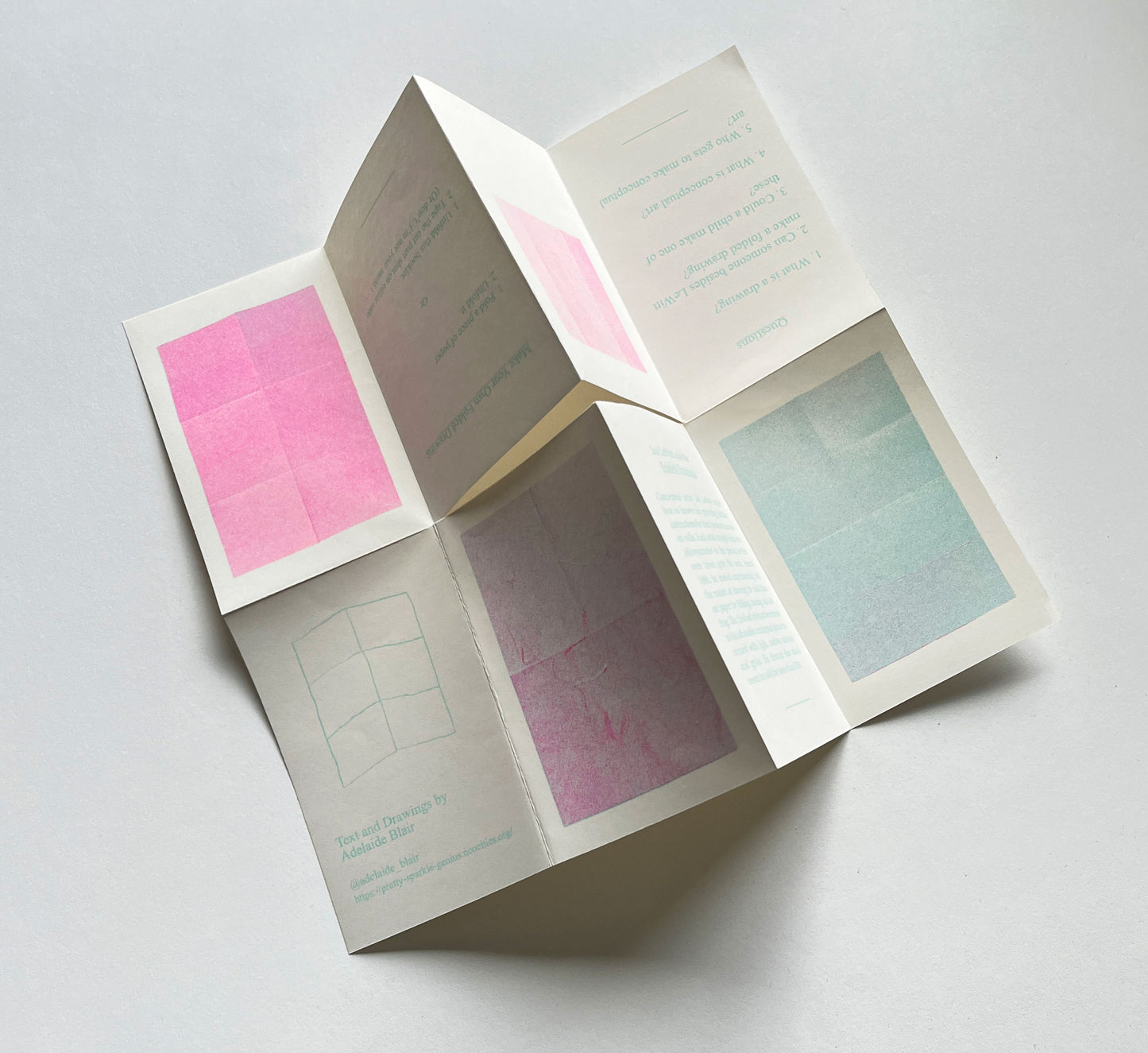 Sol Lewitt and the Folded Drawings by Adelaide Blair