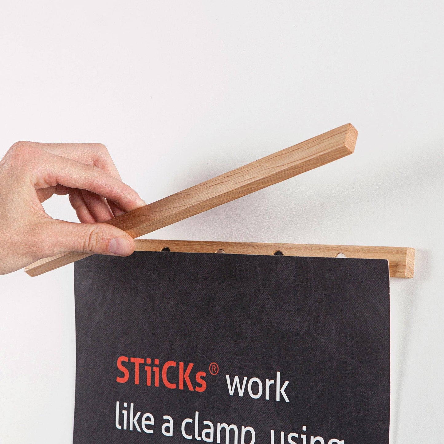 Magnetic Hangers: Natural Oak 20.875"