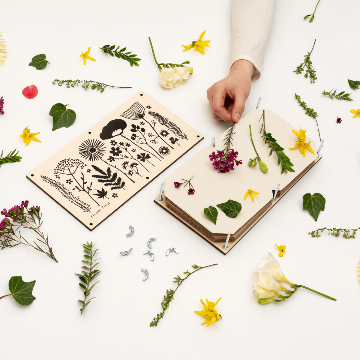 XL Flower Press - Silhouette