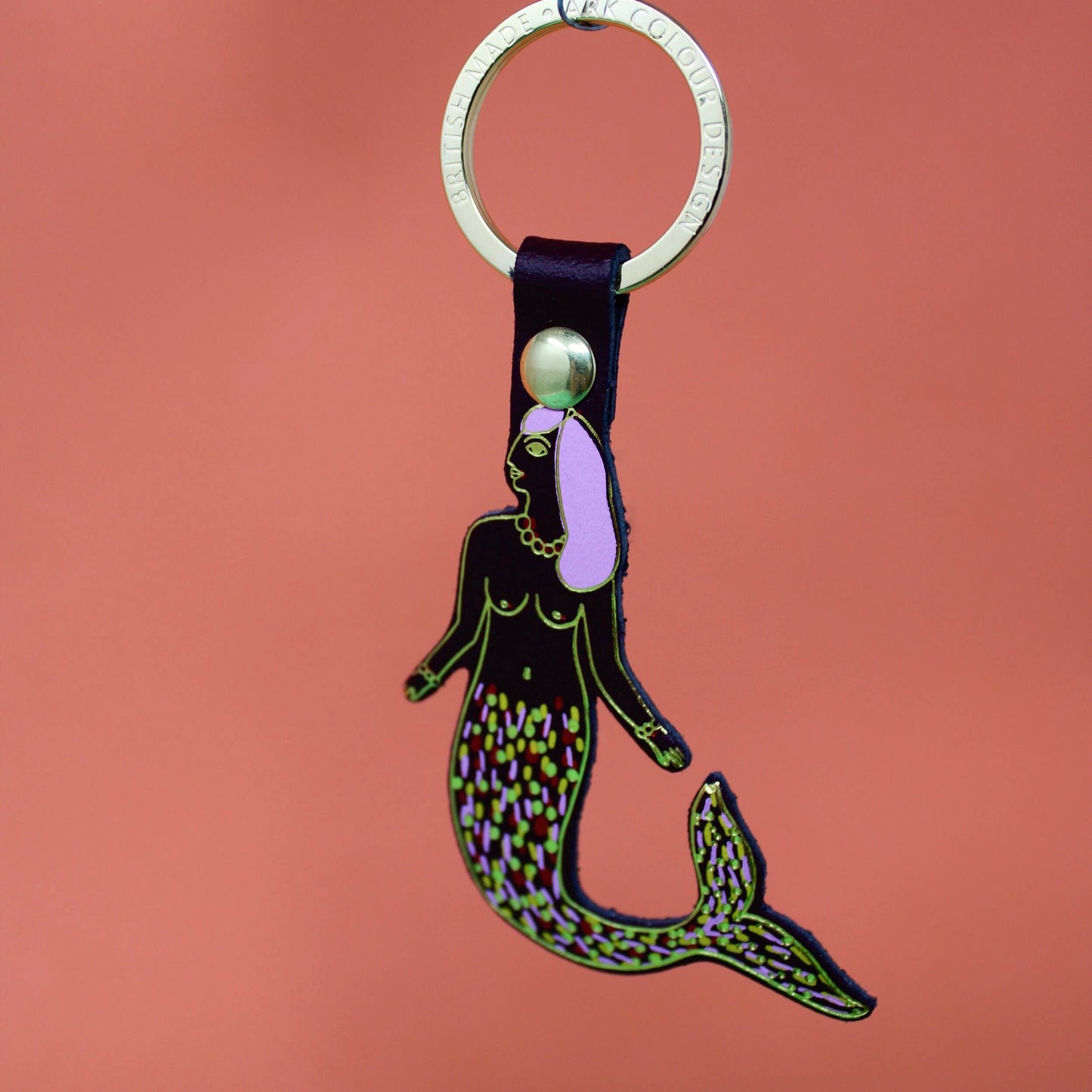 Mermaid Key Fob: Turquoise