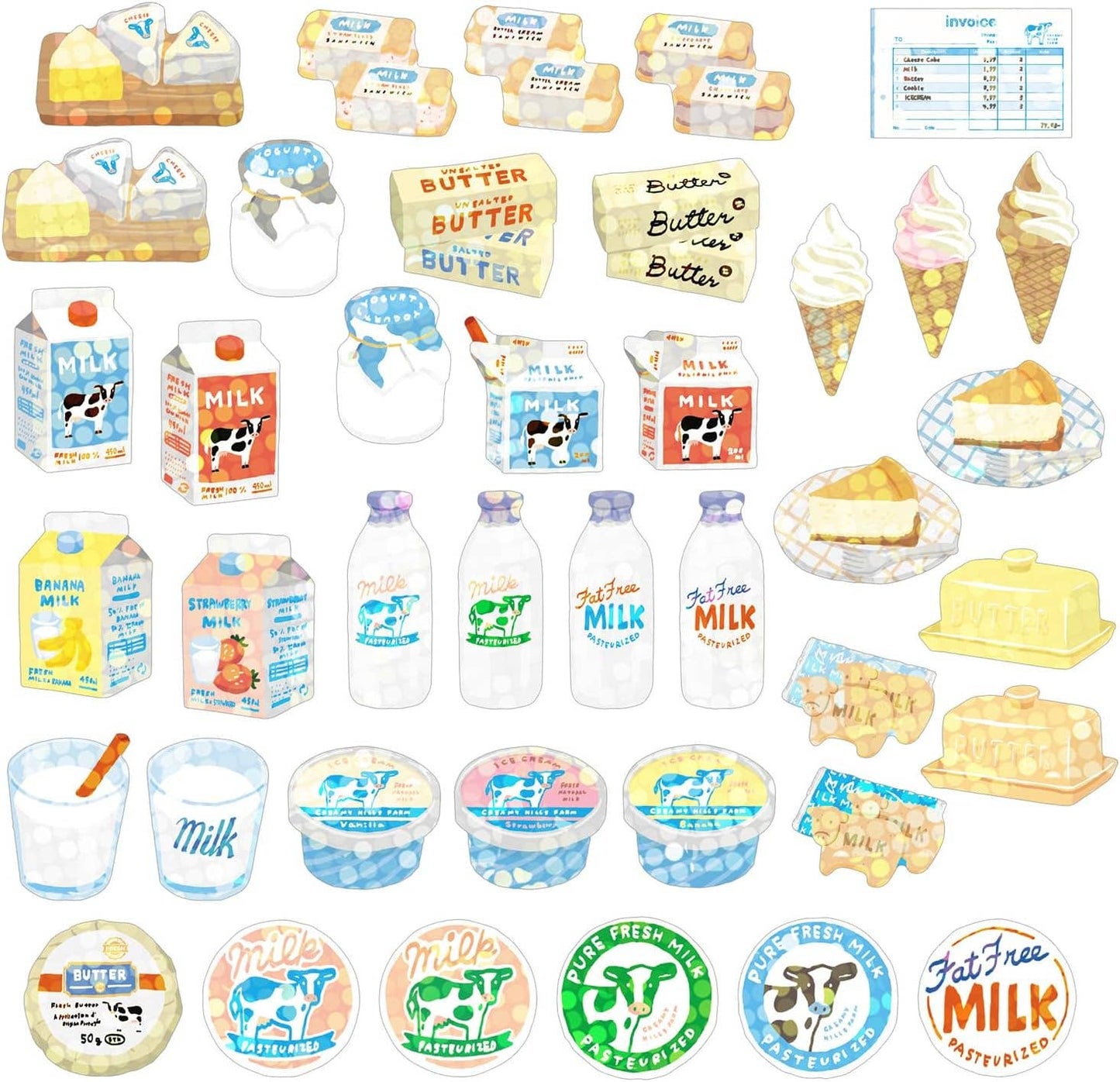 Hako Sticker Farm GLCK-60: 6 pcs