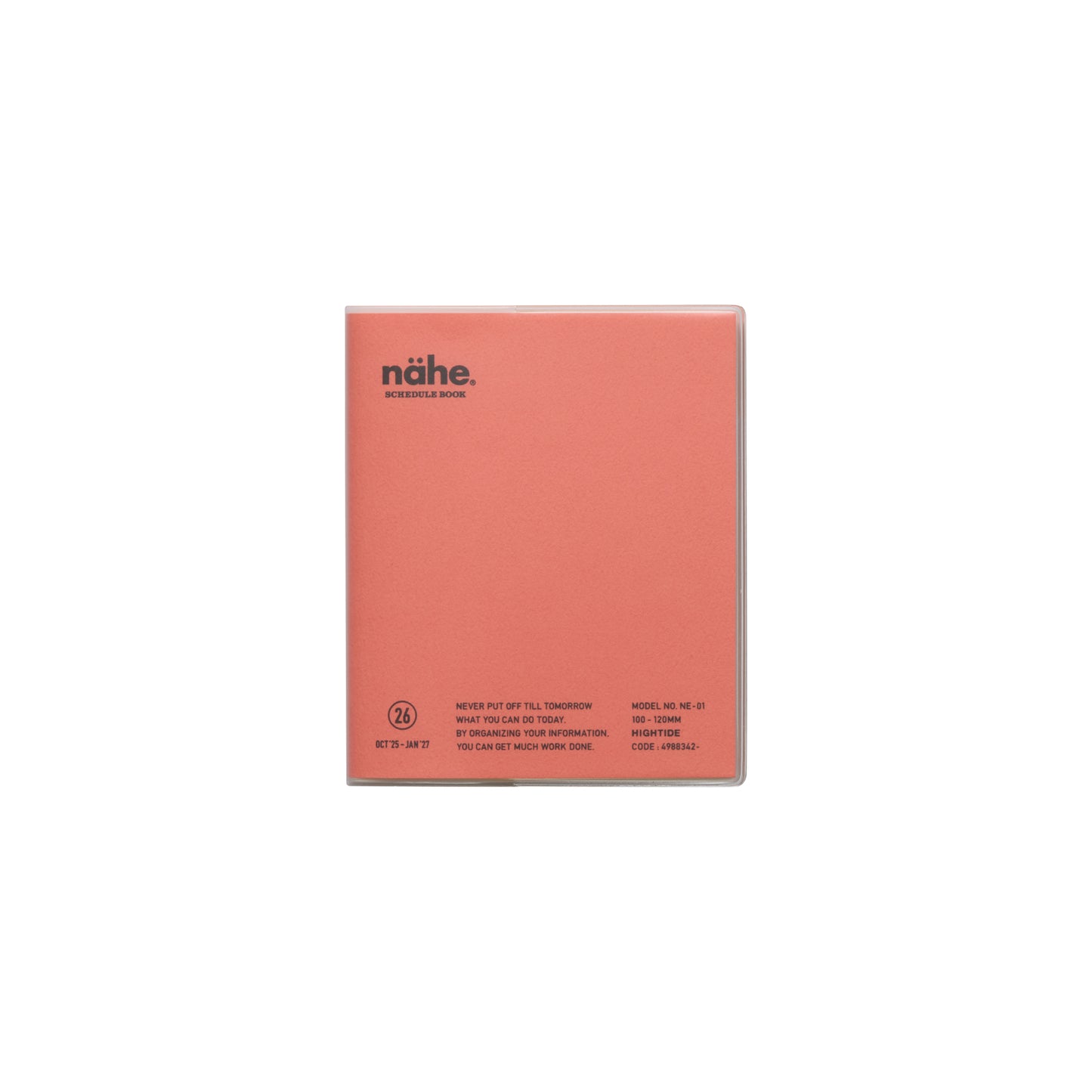 2026 Monthly Planner Nahe Square - Pink