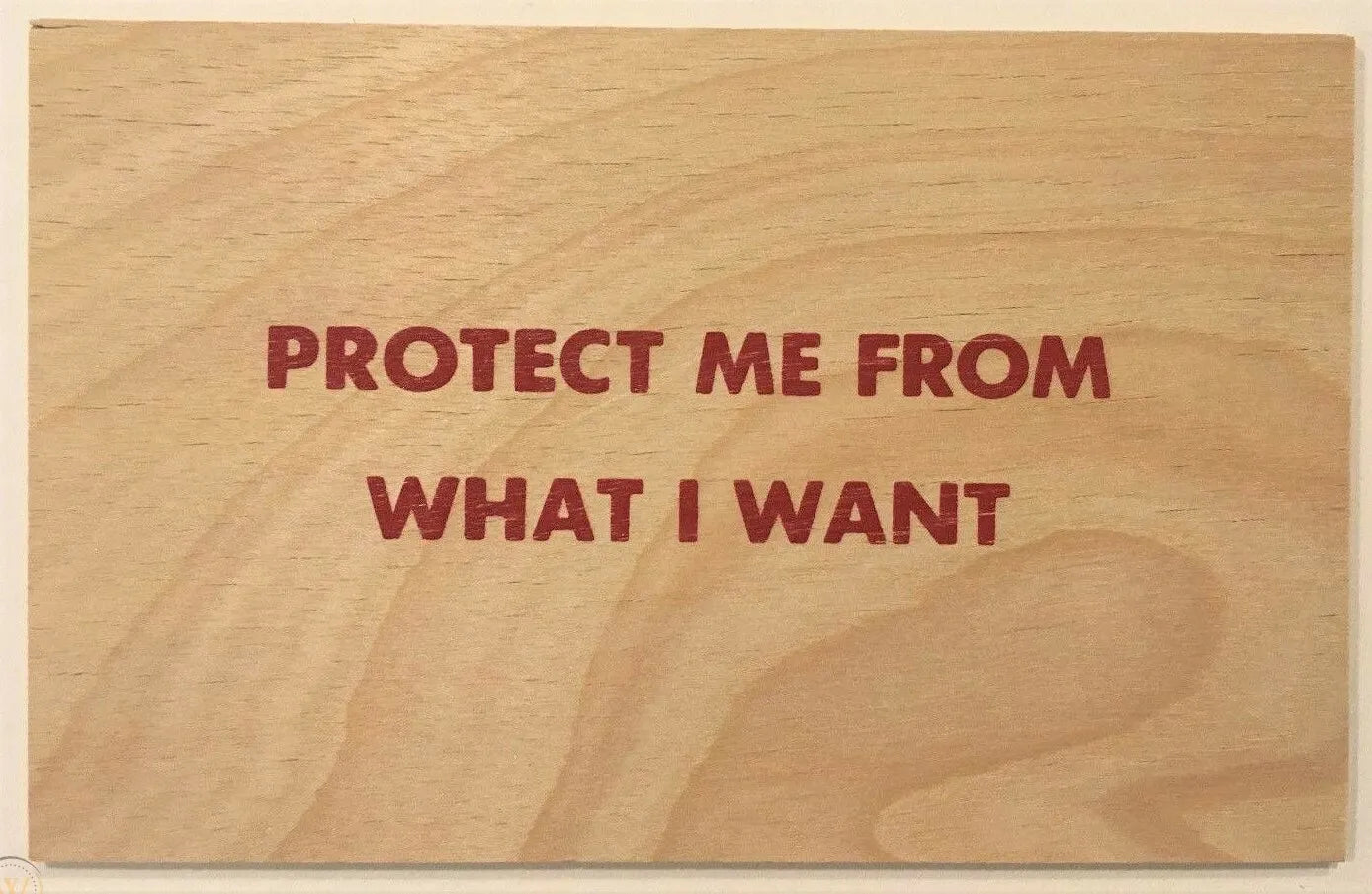 Jenny Holzer Truisms Wooden Postcard