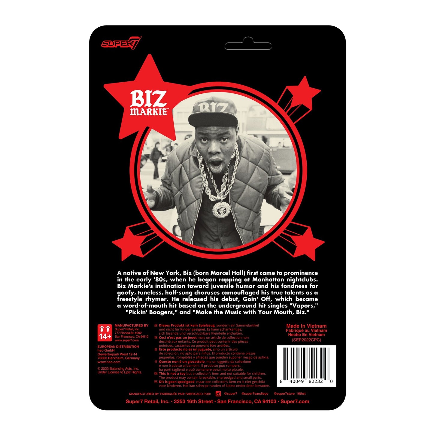 Biz Markie Reaction Figure
