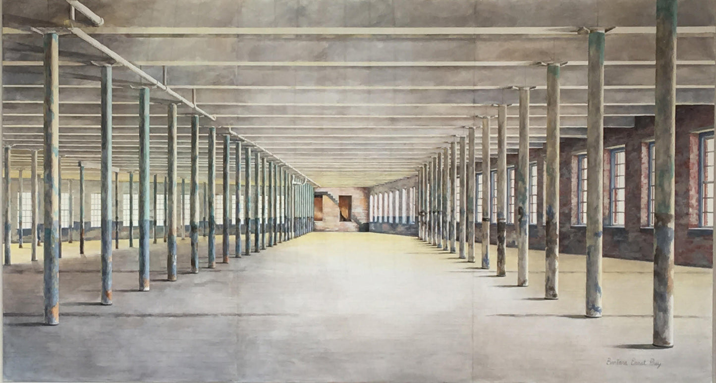 BARBARA ERNST PREY BUILDING 6 PORTRAIT: INTERIOR (framed)