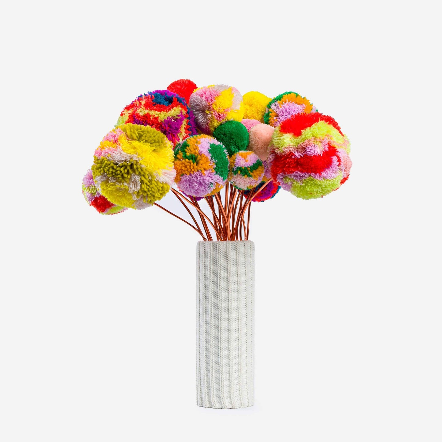 Pom Flower Bouquet: Kelly Peach