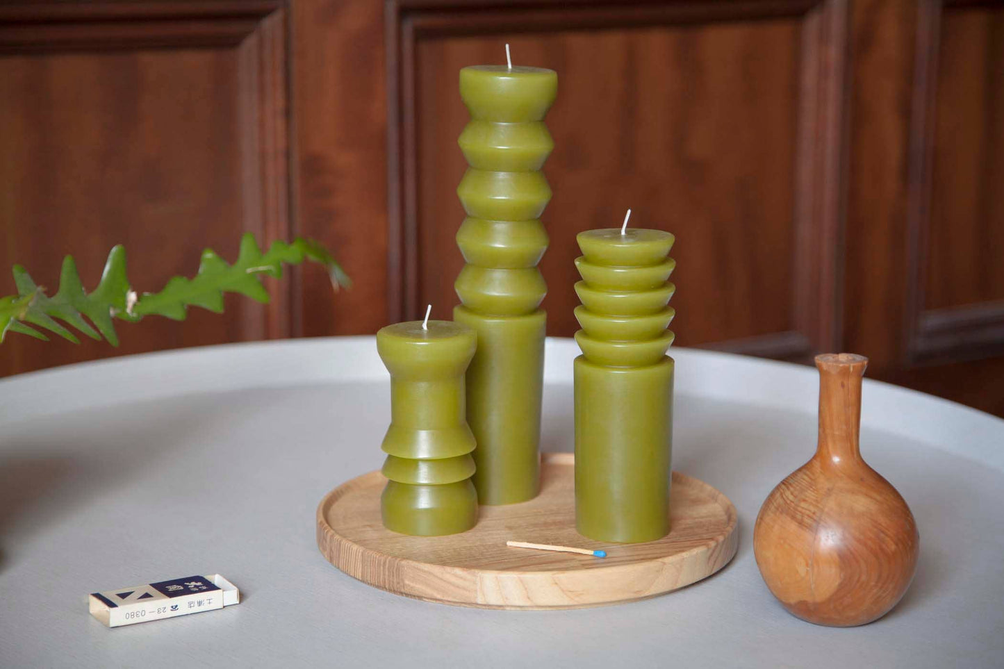 Totem Candle - Small Moss