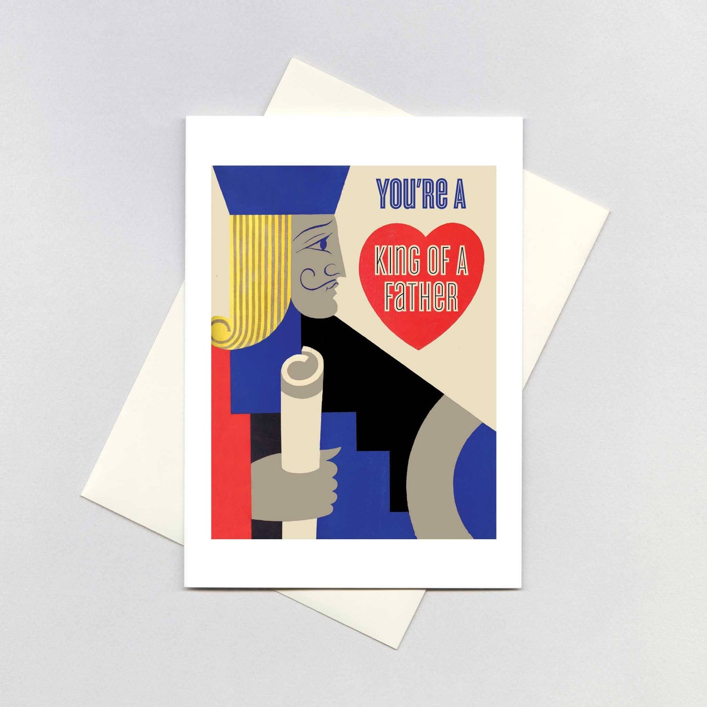 King of Hearts - Father's Day Card