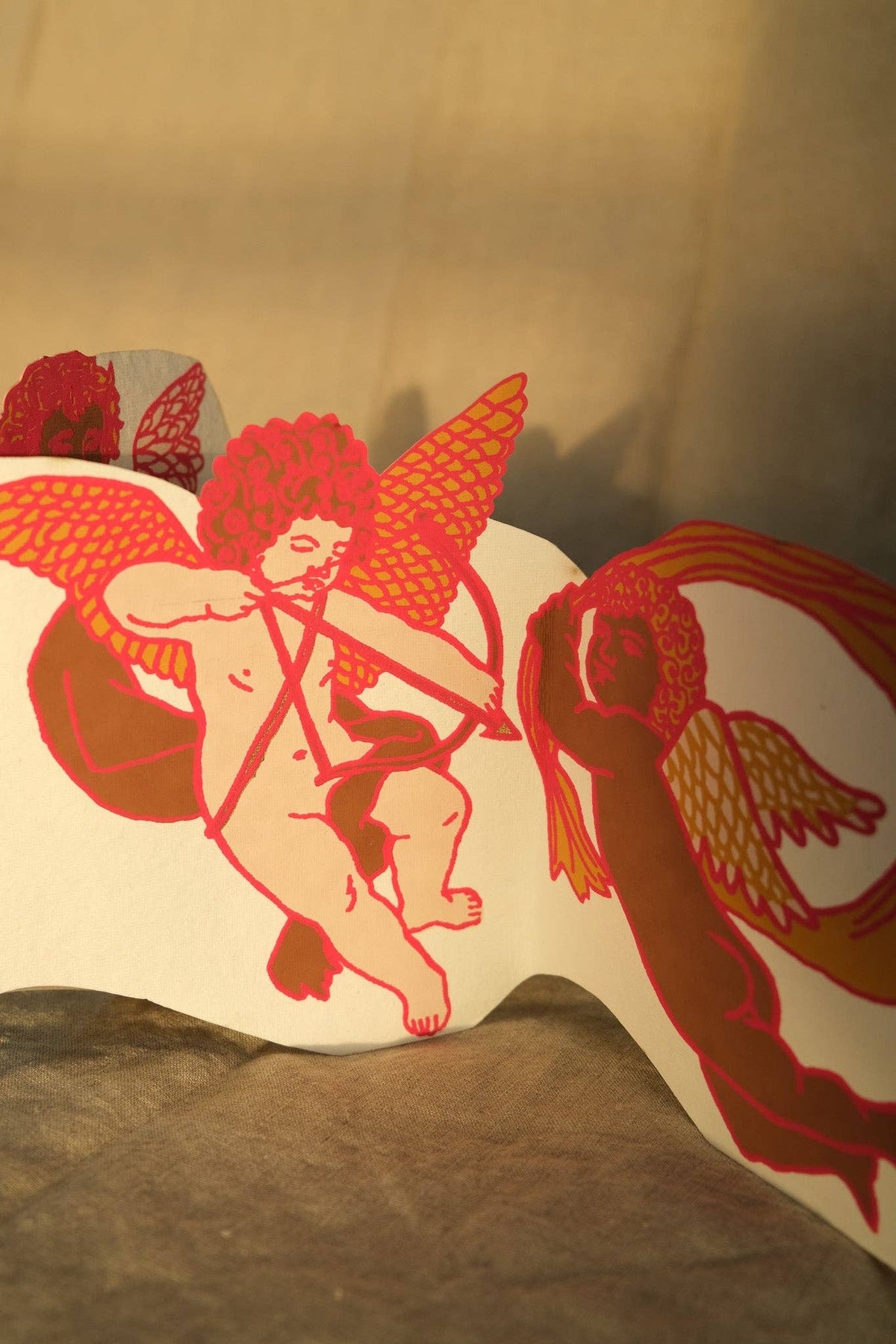 CUPID CONCERTINA GREETING CARD