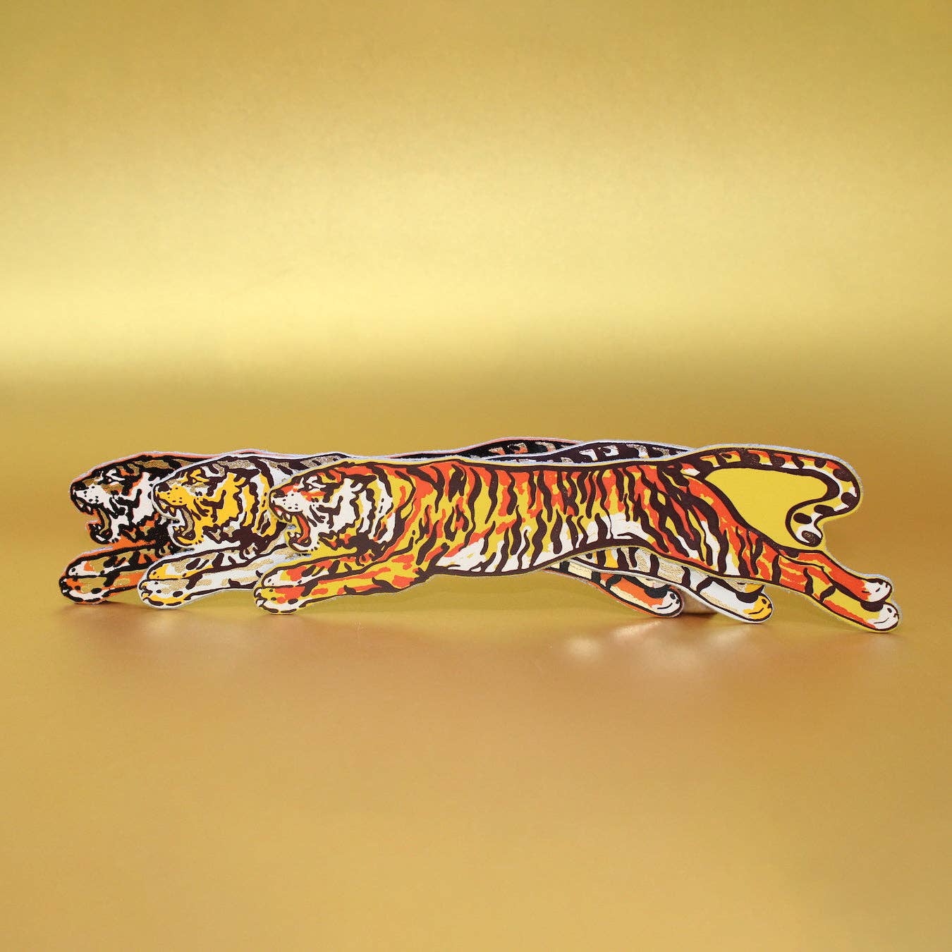 Tiger-Bookmark: Cream