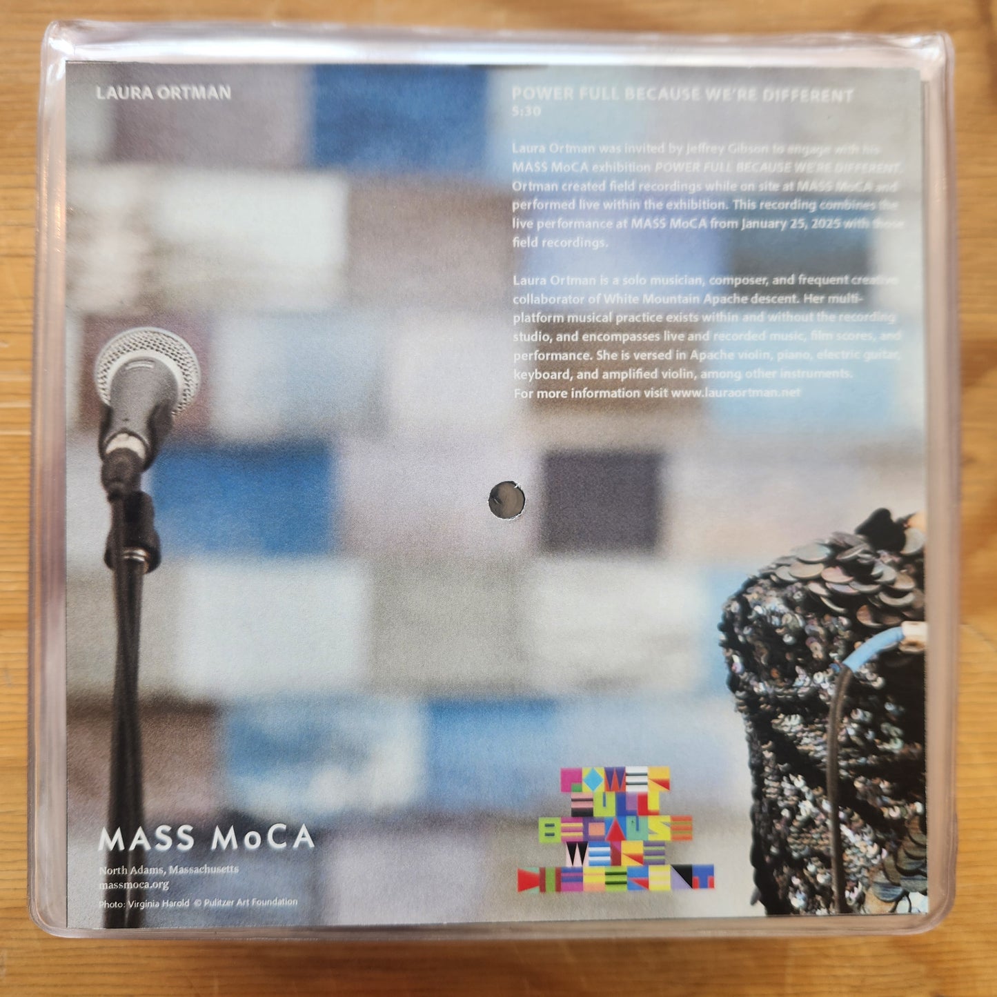 Laura Ortman 7" (33 1/3 rpm) Lathe Cut Square Picture Disc