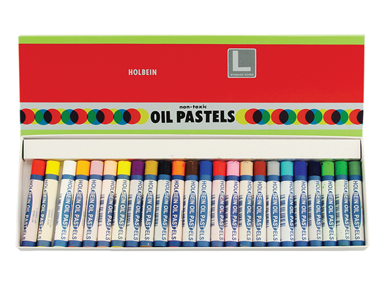 Holbein Academic Oil Pastel Set of 24 Assorted Colors