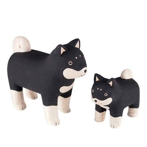 Shiba Dog Family Set T-lab polepole animal Set