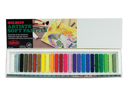 Holbein Artists’ Soft Pastel Set of 24 Assorted Colors