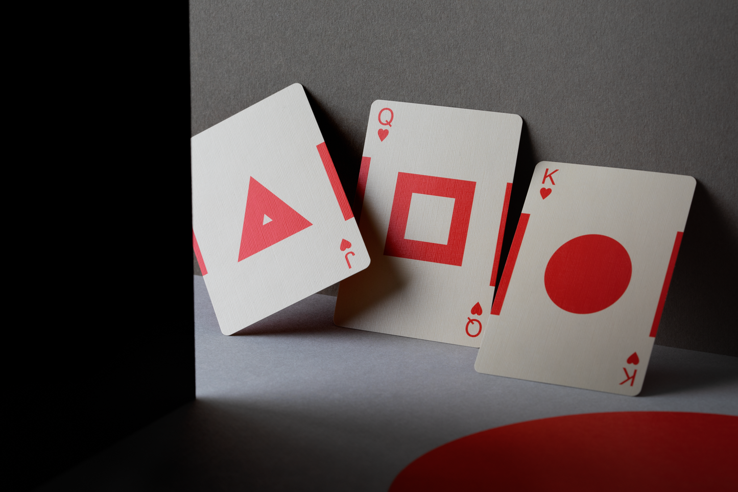 Eames "Starburst" Playing Cards: Red