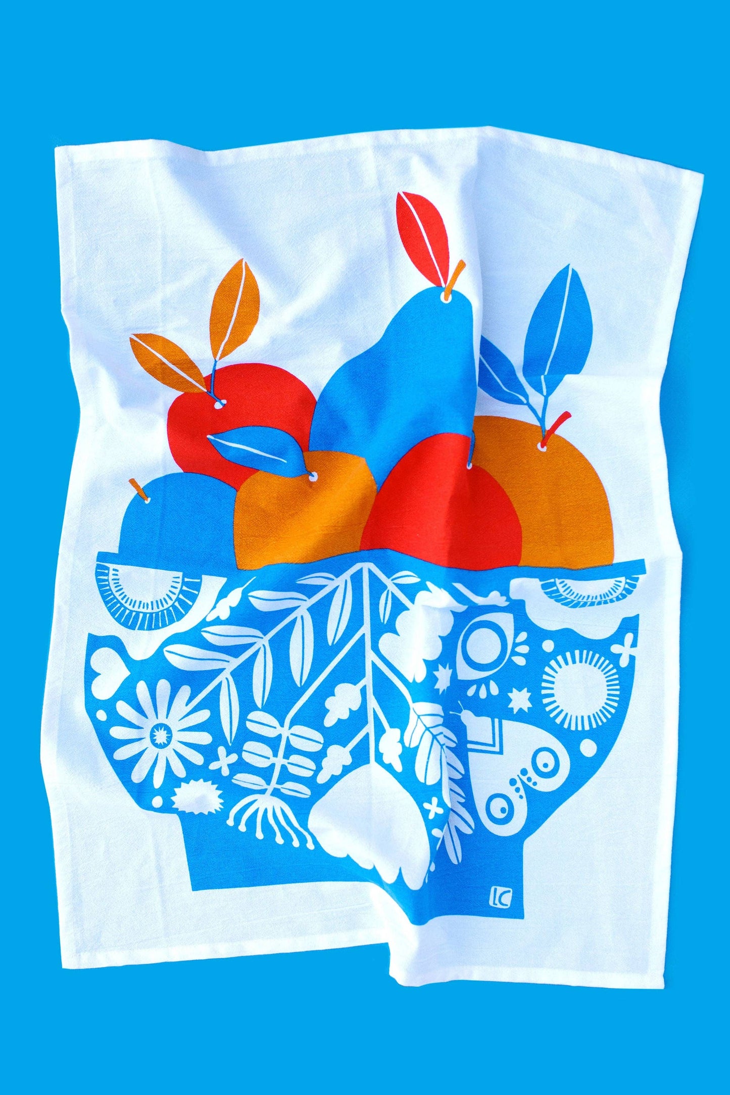 Fruit Bowl Cotton Kitchen Towel