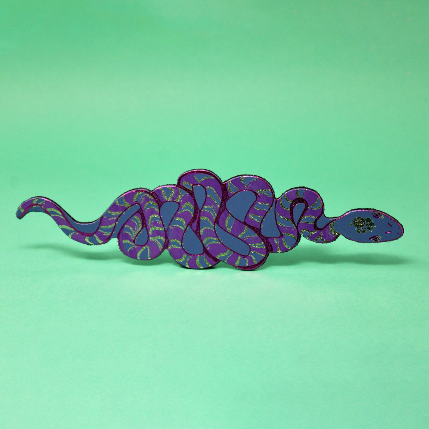 Snake Bookmark: Dark Red